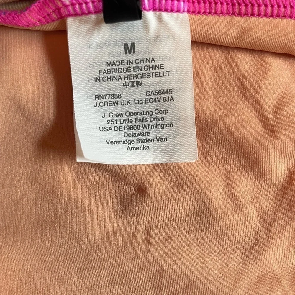 J Crew pink and blue bikini bottom